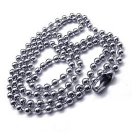Colar Com Pingente De Três Argolas De Titânio Puro Masculino @