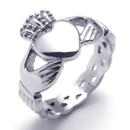 Lindo Design, Cor Brilhante, A Rainha Do Anel De Titânio De Qualidade