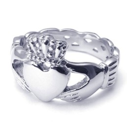 Lindo Design, Cor Brilhante, A Rainha Do Anel De Titânio De Qualidade