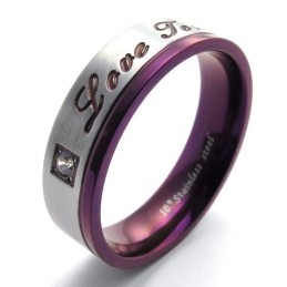 Lindo Design, Lindas Cores, Anel De Titânio De Qualidade Superior