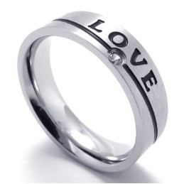 Lindo Design, Cores Brilhantes Para Ter Uma Reputação Duradoura. Anel De Titânio