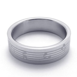 Anel De Titânio Com Formato Elegante E Brilho De Cor, Vendendo Bem Em Todo O Mundo