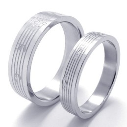 Anel De Titânio Com Formato Elegante E Brilho De Cor, Vendendo Bem Em Todo O Mundo