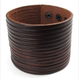 Pulseira De Couro De Titânio De Fabricação Habilidosa, Cores Delicadas E Qualidade Confiável