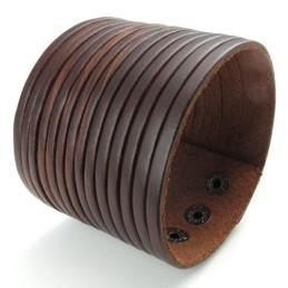 Pulseira De Couro De Titânio De Fabricação Habilidosa, Cores Delicadas E Qualidade Confiável