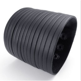 Pulseira De Couro De Titânio De Excelente Qualidade Com Design Hábil E Cores Delicadas