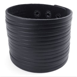 Pulseira De Couro De Titânio De Excelente Qualidade Com Design Hábil E Cores Delicadas