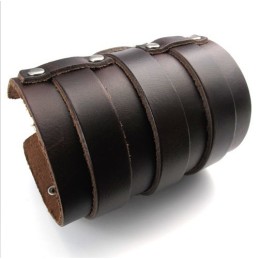 Pulseira De Couro De Titânio De Fabricação Habilidosa, Cores Delicadas E Qualidade Confiável