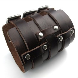 Pulseira De Couro De Titânio De Fabricação Habilidosa, Cores Delicadas E Qualidade Confiável