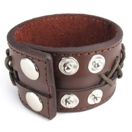 Pulseira De Couro De Titânio De Fabricação Habilidosa, Cores Delicadas E Qualidade Confiável