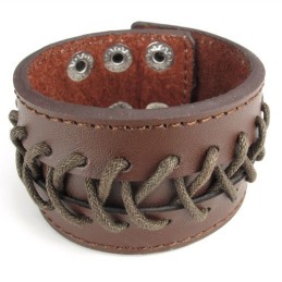 Pulseira De Couro De Titânio De Fabricação Habilidosa, Cores Delicadas E Qualidade Confiável