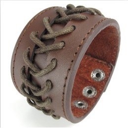 Pulseira De Couro De Titânio De Fabricação Habilidosa, Cores Delicadas E Qualidade Confiável