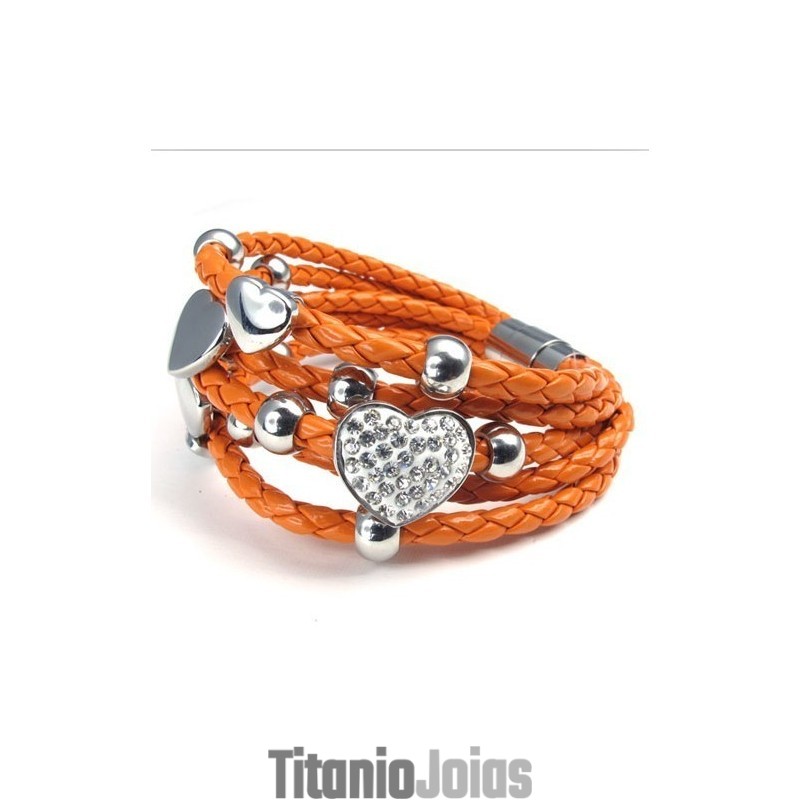 Lindo Design, Lindas Cores, Pulseira De Couro Inoxidável De Qualidade Confiável Lindo Design, Lindas Cores, Pulseira De Couro Inoxidável De Qualidade Confiável