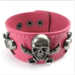 Design Atraente, Lindas Cores, Pulseira De Couro De Titânio De Excelente Qualidade