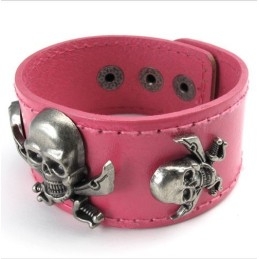 Design Atraente, Lindas Cores, Pulseira De Couro De Titânio De Excelente Qualidade