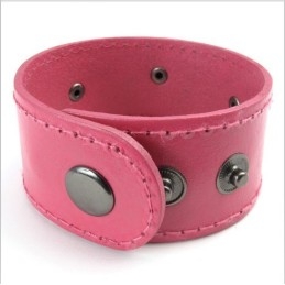Design Atraente, Lindas Cores, Pulseira De Couro De Titânio De Excelente Qualidade