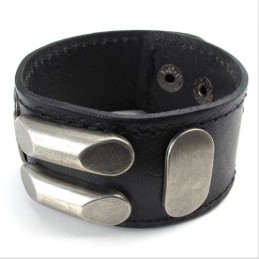 Pulseira De Couro De Titânio De Fabricação Habilidosa, Cores Delicadas E Qualidade Confiável