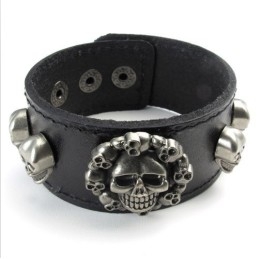 Pulseira De Couro De Titânio De Fabricação Habilidosa, Cores Delicadas E Qualidade Confiável