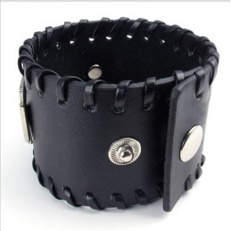Pulseira De Couro De Titânio De Fabricação Habilidosa, Cores Delicadas E Qualidade Confiável