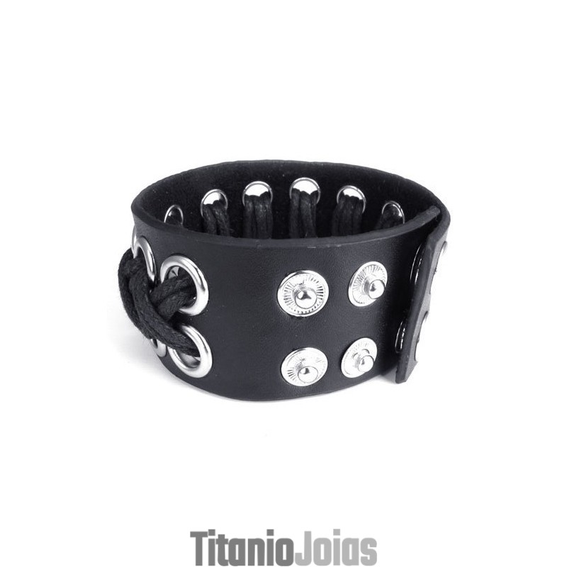 Pulseira De Couro De Titânio De Fabricação Habilidosa, Cores Delicadas E Qualidade Confiável