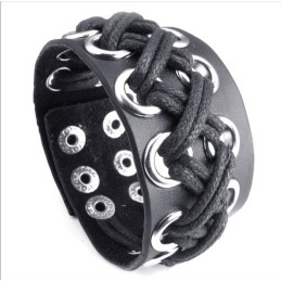 Pulseira De Couro De Titânio De Fabricação Habilidosa, Cores Delicadas E Qualidade Confiável