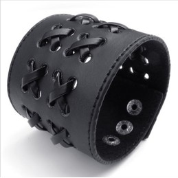 Pulseira De Couro De Titânio De Fabricação Habilidosa, Cores Delicadas E Qualidade Confiável