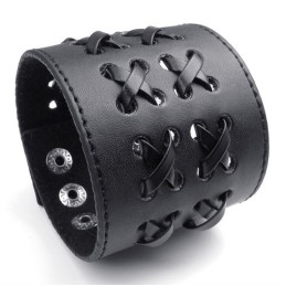 Pulseira De Couro De Titânio De Fabricação Habilidosa, Cores Delicadas E Qualidade Confiável
