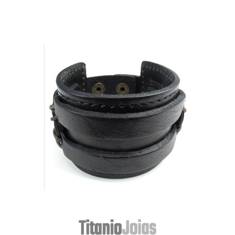 Pulseira De Couro De Titânio De Fabricação Habilidosa, Cores Delicadas E Qualidade Confiável