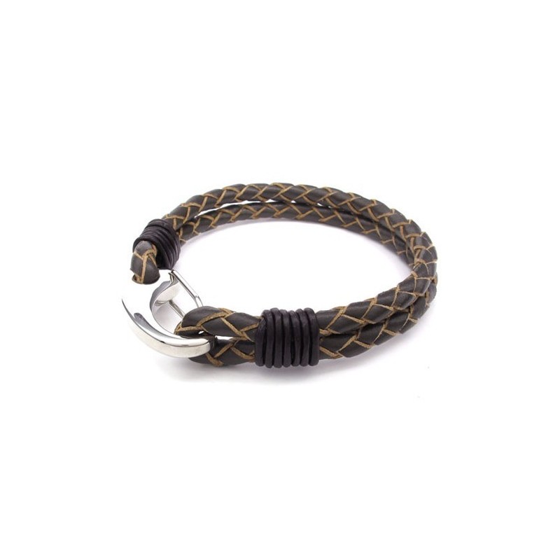 Pulseira De Couro De Titânio De Excelente Qualidade Com Design Hábil E Cores Delicadas
