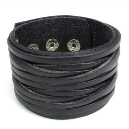 Pulseira De Couro De Titânio De Fabricação Habilidosa, Cores Delicadas E Qualidade Confiável