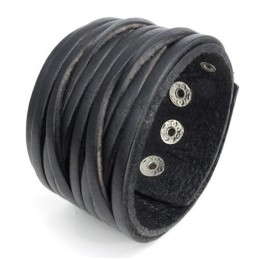 Pulseira De Couro De Titânio De Fabricação Habilidosa, Cores Delicadas E Qualidade Confiável
