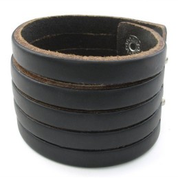 Pulseira De Couro De Titânio De Fabricação Habilidosa, Cores Delicadas E Qualidade Confiável