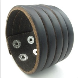 Pulseira De Couro De Titânio De Fabricação Habilidosa, Cores Delicadas E Qualidade Confiável