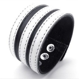 Pulseira De Couro De Titânio De Fabricação Habilidosa, Cores Delicadas E Qualidade Confiável