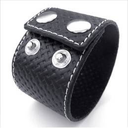 Pulseira De Couro De Titânio De Fabricação Habilidosa, Cores Delicadas E Qualidade Confiável