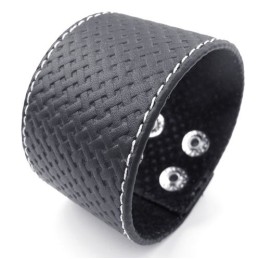 Pulseira De Couro De Titânio De Fabricação Habilidosa, Cores Delicadas E Qualidade Confiável