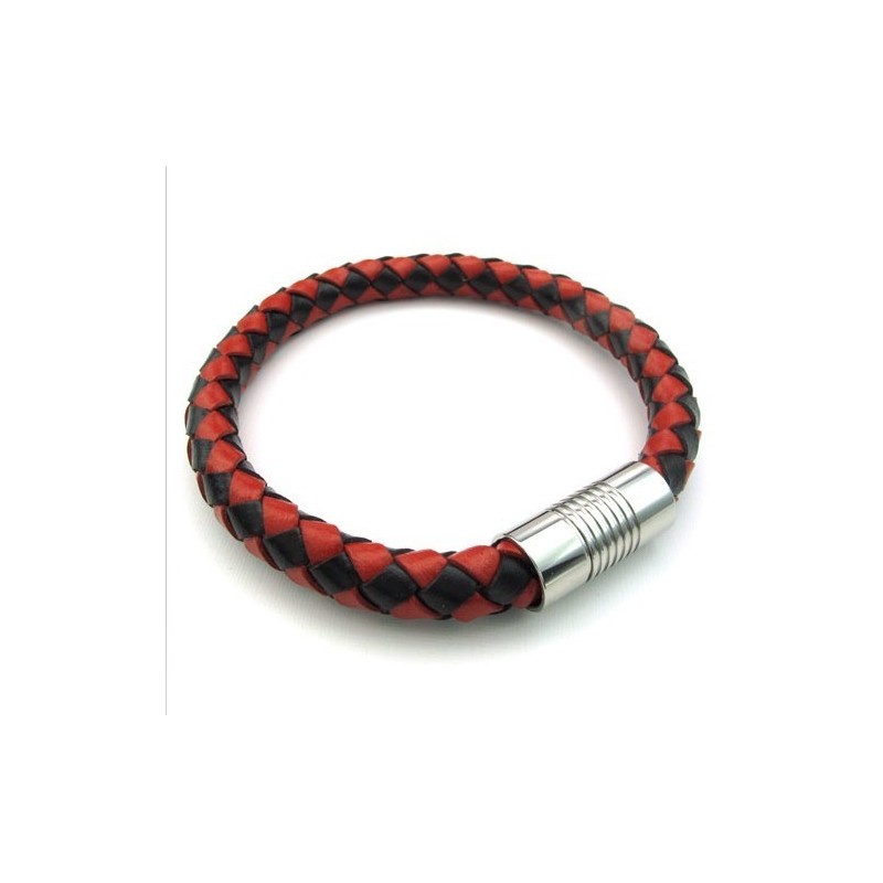 Pulseira De Couro De Titânio De Excelente Qualidade Com Design Hábil E Cores Delicadas