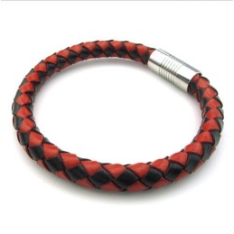 Pulseira De Couro De Titânio De Excelente Qualidade Com Design Hábil E Cores Delicadas
