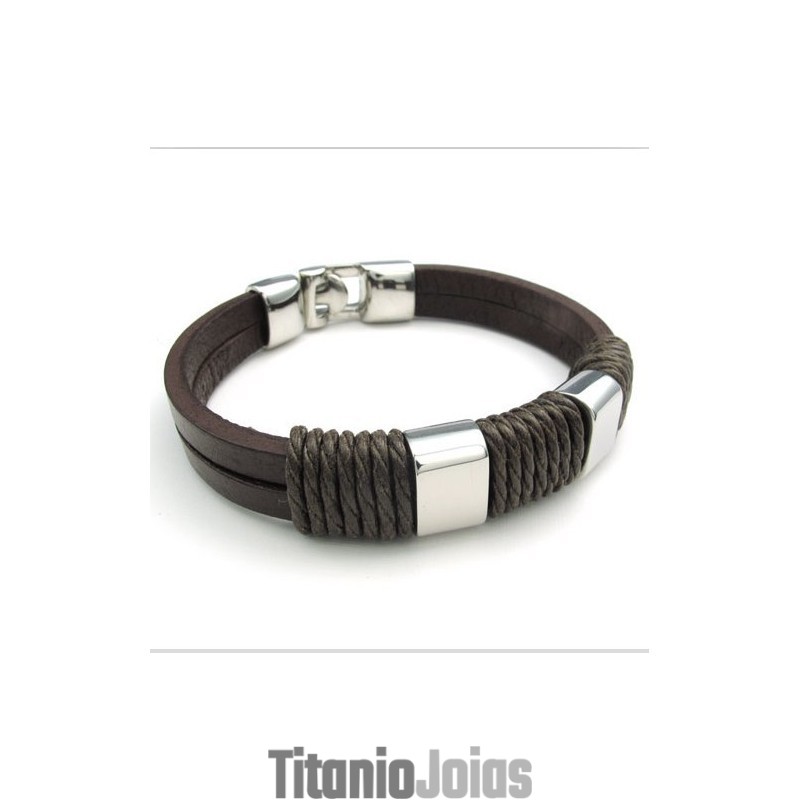 Pulseira De Couro De Titânio Com Design Hábil, Cores Delicadas E Qualidade Confiável Pulseira De Couro De Titânio Com Design Hábil, Cores Delicadas E Qualidade Confiável