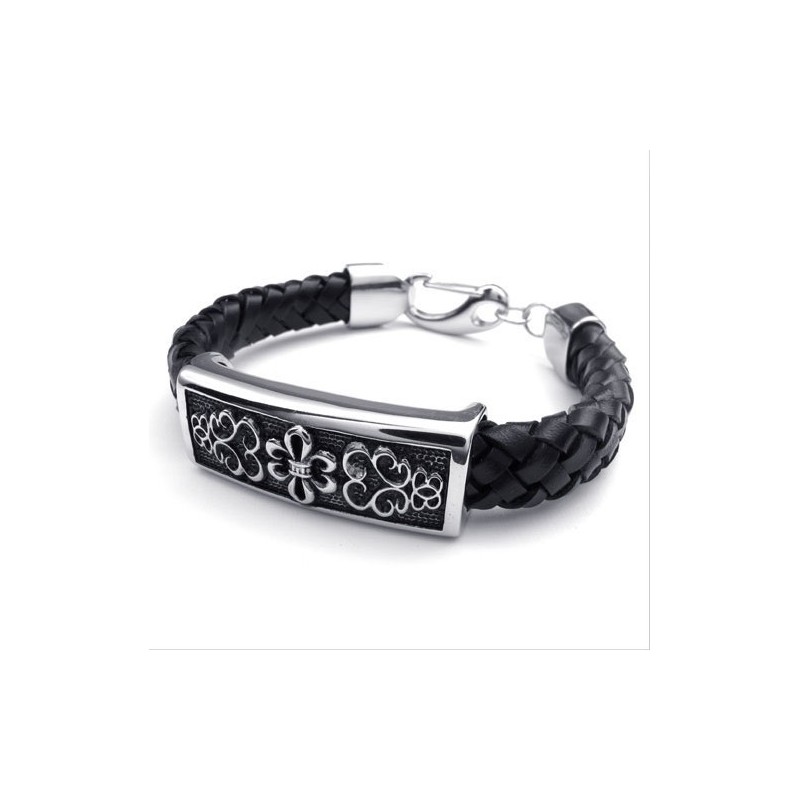 Pulseira De Couro De Titânio Com Padrões Da Moda E Cores Delicadas De Excelente Qualidade Pulseira De Couro De Titânio Com Padrões Da Moda E Cores Delicadas De Excelente Qualidade