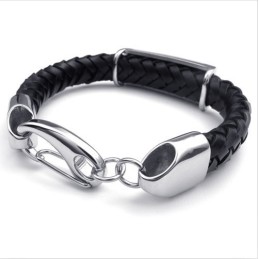 Pulseira De Couro De Titânio Com Padrões Da Moda E Cores Delicadas De Excelente Qualidade