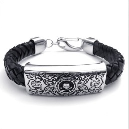 Design Atraente, Cores Delicadas, Pulseira De Couro De Titânio De Excelente Qualidade