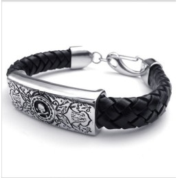 Design Atraente, Cores Delicadas, Pulseira De Couro De Titânio De Excelente Qualidade