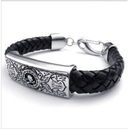 Design Atraente, Cores Delicadas, Pulseira De Couro De Titânio De Excelente Qualidade