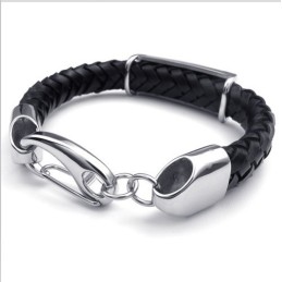 Pulseira De Couro De Titânio Com Design Hábil, Cores Delicadas E Qualidade Confiável