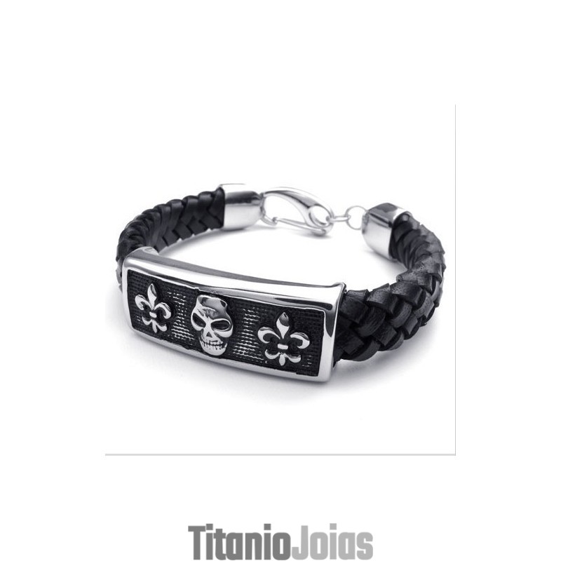 Design Atraente, Cores Delicadas, Pulseira De Couro De Titânio De Excelente Qualidade Design Atraente, Cores Delicadas, Pulseira De Couro De Titânio De Excelente Qualidade