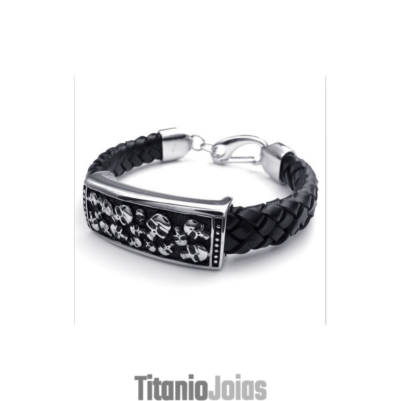 Pulseira De Couro De Titânio Com Design Hábil, Cores Delicadas E Qualidade Confiável Pulseira De Couro De Titânio Com Design Hábil, Cores Delicadas E Qualidade Confiável