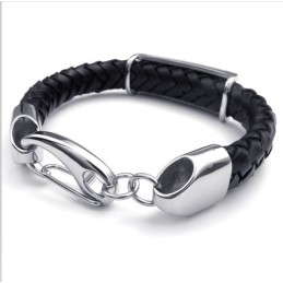 Pulseira De Couro De Titânio Com Design Hábil, Cores Delicadas E Qualidade Confiável