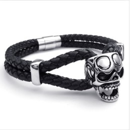 Design Atraente, Cores Delicadas, Pulseira De Couro De Titânio De Excelente Qualidade