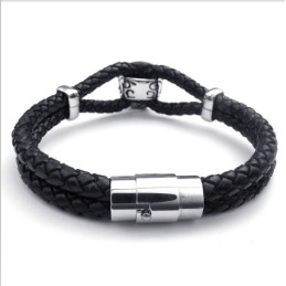 Design Atraente, Cores Delicadas, Pulseira De Couro De Titânio De Excelente Qualidade